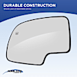2000-2005 Ford Excursion - Driver and Passenger Side Mirror Glass, Non-Heated, Non-Towing, With backing plate, Includes (2) Mirror Glasses