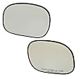 Driver and Passenger Side Mirror Glass, Non-Heated, Non-Towing, No Blind Spot Feature, With backing plate, Includes (2) Mirror Glasses