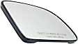 Driver and Passenger Side Mirror Glass, Non-Heated, Non-Towing, With backing plate, Includes (2) Mirror Glasses