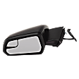 2015-2020 Ford Mustang - Driver and Passenger Side Mirror, Power Adjust, Non-Heated, Manual Folding, Paintable, No Signal Light, No Memory, No Puddle Light, No Auto-Dimming, With Blind Spot Glass