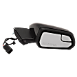 2015-2020 Ford Mustang - Driver and Passenger Side Mirror, Power Adjust, Non-Heated, Manual Folding, Paintable, No Signal Light, No Memory, No Puddle Light, No Auto-Dimming, With Blind Spot Glass