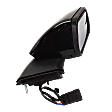 2015-2020 Ford Mustang - Driver and Passenger Side Mirror, Power Adjust, Non-Heated, Manual Folding, Paintable, No Signal Light, No Memory, No Puddle Light, No Auto-Dimming, With Blind Spot Glass