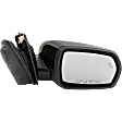 Driver and Passenger Side Mirror, Power Adjust, Heated, Manual Folding, Paintable, In-housing Signal Light, With Memory, No Puddle Light, No Auto-Dim, With Blind Spot Detection in Glass