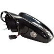 Driver and Passenger Side Mirrors, Power Adjust, Manual Folding, Heated, Paintable, In-housing Signal Light, With memory, With Puddle Light, No Auto-Dimming, No Blind Spot Feature