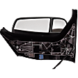 2015-2019 Ford Transit-150 - Driver and Passenger Side Towing Mirror, Power Adjust, Non-Heated, Manual Folding, Textured Black, No Signal Light, No Memory, No Puddle Light, No Auto-Dimming, No Blind Spot Feature