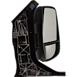 2015-2019 Ford Transit-250 - Driver and Passenger Side Towing Mirror, Manual Adjust, Non-Heated, Manual Folding, Textured Black, No Signal Light, No Memory, No Puddle Light, No Auto-Dimming, No Blind Spot Feature