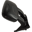 2015-2017 Ford Transit-350 - Driver and Passenger Side Towing Mirror, Power Adjust, Non-Heated, Manual Folding, Textured Black, No Signal Light, No Memory, No Puddle Light, No Auto-Dimming, No Blind Spot Feature