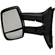2017 Ford Transit-350 - Driver and Passenger Side Towing Mirror, For Models With Medium or High Roof, Power Adjust, Heated, Textured Black, Manual Folding, In-housing Signal Light, No Blind Spot Feature, Without Memory Recall, No Puddle Light, No Auto-Dimmi
