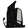 2017 Ford Transit-350 - Driver and Passenger Side Towing Mirror, For Models With Medium or High Roof, Power Adjust, Heated, Textured Black, Manual Folding, In-housing Signal Light, No Blind Spot Feature, Without Memory Recall, No Puddle Light, No Auto-Dimmi