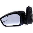 Driver and Passenger Side Mirrors, Power Adjust, Manual Folding, Heated, Paintable, In-housing Signal Light, With memory, With Puddle Light, No Auto-Dimming, No Blind Spot Feature