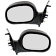 Driver and Passenger Side Mirror, Manual Adjust, Non-Heated, Manual Folding, Paintable, No Signal Light, No Memory, No Puddle Light, No Auto-Dim, No Blind Spot Feature, Contour Style