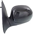Driver and Passenger Side Mirror, Manual Adjust, Non-Heated, Manual Folding, Paintable, No Signal Light, No Memory, No Puddle Light, No Auto-Dim, No Blind Spot Feature, Contour Style