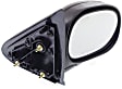Driver and Passenger Side Mirror, Manual Adjust, Non-Heated, Manual Folding, Paintable, No Signal Light, No Memory, No Puddle Light, No Auto-Dim, No Blind Spot Feature, Contour Style
