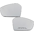 Driver and Passenger Side Mirror Glass, Heated, With Blind Spot Detection in Glass, Includes (2) Mirror Glasses