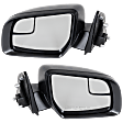 2023 Ford Ranger - Driver and Passenger Side Mirror, Manual Adjust, Non-Heated, Textured Black, Manual Folding, No Signal Light, No Blind Spot Feature, No Memory, No Puddle Light, No Auto-Dimming