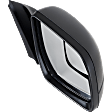 2023 Ford Ranger - Driver and Passenger Side Mirror, Manual Adjust, Non-Heated, Textured Black, Manual Folding, No Signal Light, No Blind Spot Feature, No Memory, No Puddle Light, No Auto-Dimming