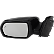 Driver and Passenger Side Mirror, Power Adjust, Heated, Manual Folding, Paintable, In-housing Signal Light, With Memory, With Puddle Light, No Auto-Dim, With Blind Spot Detection in Glass