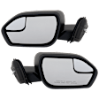 Driver and Passenger Side Mirrors, Power Adjust, Manual Folding, Non-Heated, Textured Black, No Signal Light, No Memory, No Puddle Light, No Auto-Dimming, No Blind Spot Feature