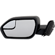 Driver and Passenger Side Mirrors, Power Adjust, Manual Folding, Non-Heated, Textured Black, No Signal Light, No Memory, No Puddle Light, No Auto-Dimming, No Blind Spot Feature