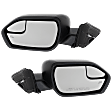 Driver and Passenger Side Mirrors, Power Adjust, Manual Folding, Heated, Textured Black, No Signal Light, No Memory, No Puddle Light, No Auto-Dimming, No Blind Spot Feature