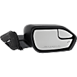 Driver and Passenger Side Mirrors, Power Adjust, Manual Folding, Heated, Textured Black, No Signal Light, No Memory, No Puddle Light, No Auto-Dimming, No Blind Spot Feature