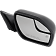 Driver and Passenger Side Mirrors, Power Adjust, Manual Folding, Heated, Textured Black, No Signal Light, No Memory, No Puddle Light, No Auto-Dimming, No Blind Spot Feature