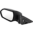 Driver and Passenger Side Mirror, Power Adjust, Heated, Manual Folding, Textured Black, In-housing Signal Light, No Memory, No Puddle Light, No Auto-Dim, With Blind Spot Detection in Glass