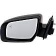 Driver and Passenger Side Mirrors, Power Adjust, Manual Folding, Non-Heated, Textured Black, No Signal Light, No Memory, No Puddle Light, No Auto-Dimming, With Blind Spot Glass