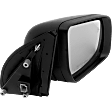 Driver and Passenger Side Mirrors, Power Adjust, Manual Folding, Non-Heated, Textured Black, No Signal Light, No Memory, No Puddle Light, No Auto-Dimming, With Blind Spot Glass