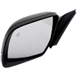 2019-2023 Ford Ranger - Driver and Passenger Side Mirror, Power Adjust, Non-Heated, Power Folding, Textured Black, No Signal Light, No Memory, No Puddle Light, No Auto-Dimming, With Blind Spot Glass