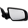 2019-2023 Ford Ranger - Driver and Passenger Side Mirror, Power Adjust, Non-Heated, Power Folding, Textured Black, No Signal Light, No Memory, No Puddle Light, No Auto-Dimming, With Blind Spot Glass