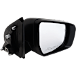 2019-2023 Ford Ranger - Driver and Passenger Side Mirror, Power Adjust, Non-Heated, Power Folding, Textured Black, No Signal Light, No Memory, No Puddle Light, No Auto-Dimming, With Blind Spot Glass