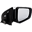 Driver and Passenger Side Mirrors, Power Adjust, Power Folding, Heated, Chrome, In-Housing Signal Light, No Memory, With Puddle Light, No Auto-Dimming, With Blind Spot Glass
