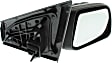 Driver and Passenger Side Mirror, Power Adjust, Heated, Manual Folding, Paintable, No Signal Light, With Memory, With Puddle Light, No Auto-Dim, With Blind Spot Detection in Glass