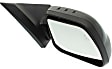 Driver and Passenger Side Mirror, Power Adjust, Heated, Manual Folding, Paintable, No Signal Light, With Memory, With Puddle Light, No Auto-Dim, With Blind Spot Detection in Glass