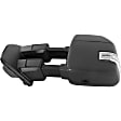 Driver and Passenger Side Towing Mirror, Upper - Power Adjust, Lower - Manual Adjust, Heated, Manual Folding, Textured Black, In-housing Signal Light, No Memory, No Puddle Light, No Auto-Dim