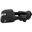 Driver and Passenger Side Towing Mirror, Upper - Power Adjust, Lower - Manual Adjust, Heated, Power Folding, Paintable, In-housing Signal Light, No Memory, With Puddle Light, No Auto-Dimming