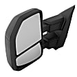 2020 Ford F-450 Super Duty - Driver and Passenger Side Towing Mirror, Manual Adjust, Non-Heated, Textured Black, Manual Folding, No Signal Light, No Blind Spot Feature, Without Memory Recall, No Puddle Light, No Auto-Dimming