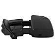 2020 Ford F-450 Super Duty - Driver and Passenger Side Towing Mirror, Manual Adjust, Non-Heated, Textured Black, Manual Folding, No Signal Light, No Blind Spot Feature, Without Memory Recall, No Puddle Light, No Auto-Dimming
