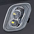 Driver and Passenger Side Towing Mirror, Upper - Power Adjust, Lower - Manual Adjust, Heated, Manual Folding, Textured Black, In-housing Signal Light, No Memory, With Puddle Light, No Auto-Dim