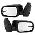 Driver and Passenger Side Mirror, Power Adjust, Heated, Manual Folding, Paintable, In-housing Signal Light, No Memory, With Puddle Light, No Auto-Dim, With Blind Spot Glass
