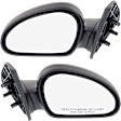 Driver and Passenger Side Mirrors, Manual Adjust, Non-Folding, Non-Heated, Textured Black, No Signal Light, No Memory, No Puddle Light, No Auto-Dimming, No Blind Spot Feature