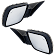 Driver and Passenger Side Mirrors, Power Adjust, Power Folding, Heated, Paintable, In-housing Signal Light, With memory, With Puddle Light, No Auto-Dimming, With Blind Spot Detection in Glass