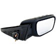 Driver and Passenger Side Mirrors, Power Adjust, Power Folding, Heated, Paintable, In-housing Signal Light, With memory, With Puddle Light, No Auto-Dimming, With Blind Spot Detection in Glass