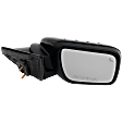 2013 Ford Explorer - Driver and Passenger Side Mirror, Power Adjust, Heated, Paintable, Manual Folding, In-housing Signal Light, With Blind Spot Detection in Glass, Without Memory Recall, With Puddle Light, No Auto-Dimming