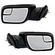 Driver and Passenger Side Mirror, Power Adjust, Non-Heated, Manual Folding, Paintable, No Signal Light, No Memory, No Puddle Light, No Auto-Dim, With Blind Spot Glass