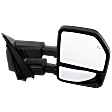 Driver and Passenger Side Towing Mirror, Power Folding, Power-Extend, Chrome, With Memory, Blind Spot Detection, Signal Light, Puddle Light, Power Adjust, Heated, No Auto-Dimming