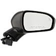 Driver and Passenger Side Mirror, Power Adjust, Heated, Manual Folding, Paintable, In-housing Signal Light, With Memory, With Puddle Light, No Auto-Dim, With Blind Spot Detection in Glass