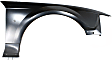 Front, Driver and Passenger Side Fenders, With emblem provision and body cladding holes