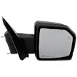 2020 Ford F-150 - Driver and Passenger Side Mirror, Crew or Extended Cab Pickup, Power Adjust, Heated, Textured Black, Manual Folding, In-housing Signal Light, With Blind Spot Glass, No Memory, With Puddle Light, No Auto-Dimming